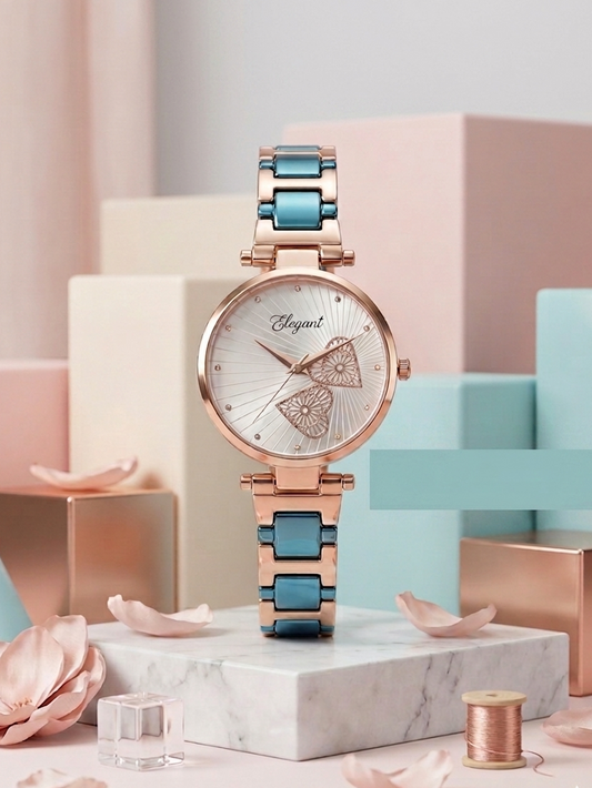 BTC Elegant Ocean Series - Blue Dial Women Giftbox Watch SIL2511002
