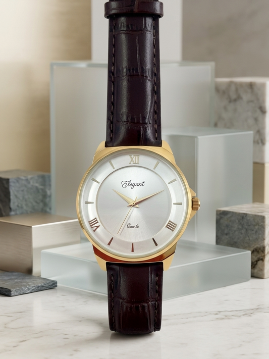 BTC Elegant Stardust  - Silver Dial Men Watch  SIL2511028BRWLS