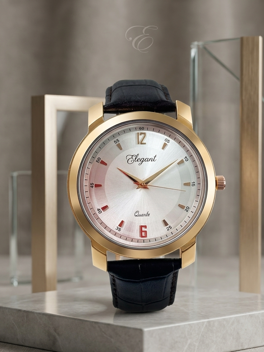 BTC Elegant Stardust - Silver Dial Men Gift Watch SIL2511033BRWLS