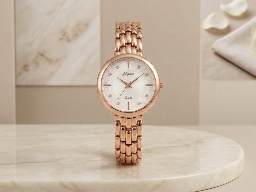 BTC Elegant Sky Series - White Dial Women Giftbox Watch  WHT2511003