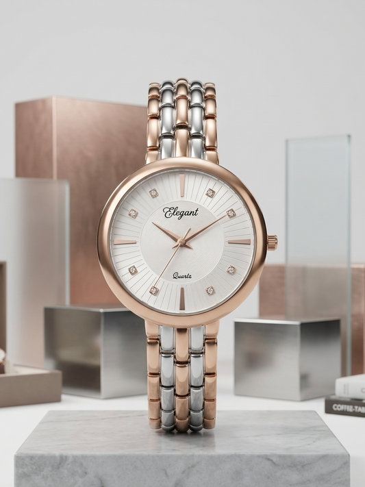 BTC Elegant Sky Series - White Dial Women Giftbox Watch WHT2511004