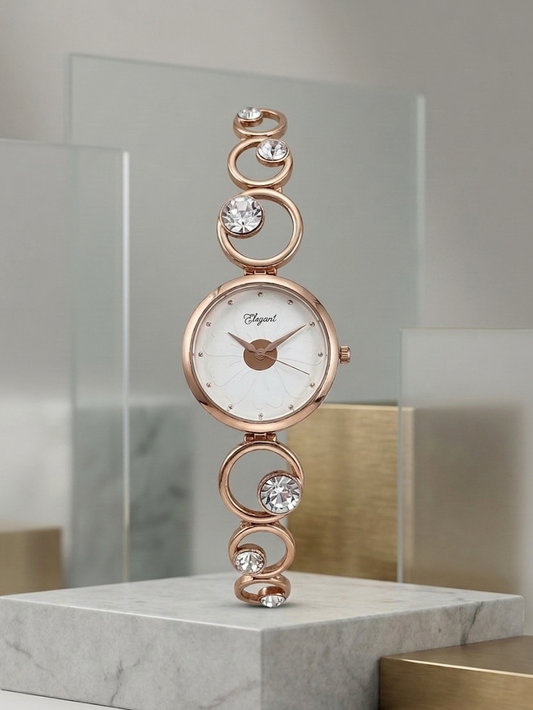 BTC Elegant Sky Series - White Dial Women Giftbox Watch  WHT2511006
