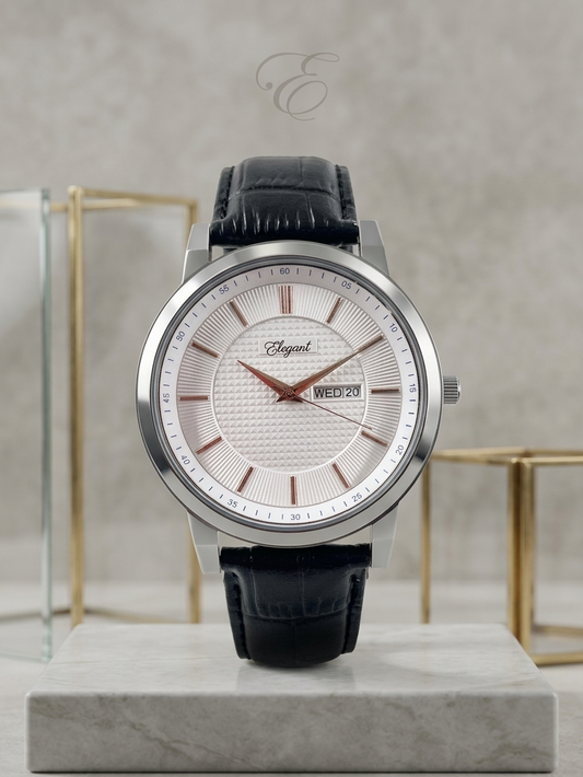 BTC Elegant Sky - White Dial Men Watch WHT2511035BLKLS