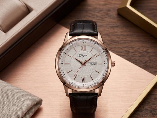 BTC Elegant Sky - White Dial Men Watch WHT2511036BRWLS